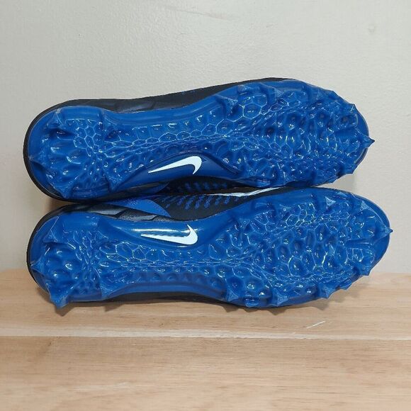 Nike Alpha Menace Pro 2 Mid Football Cleats Black Blue BV3945-400 Mens Size 12.5 main image 4